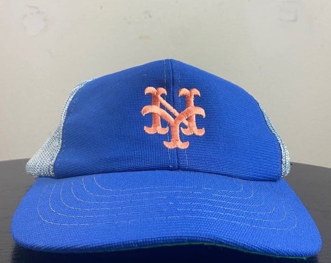 Vintage New York Mets Snapback Hat OSFA MLB Baseball Classic NY Queens Shea Stadium 1990s 90s