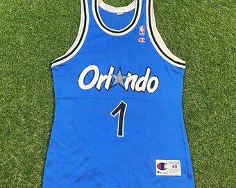 Vintage Penny Hardaway #1 Orlando Magic Jersey Champion Made USA