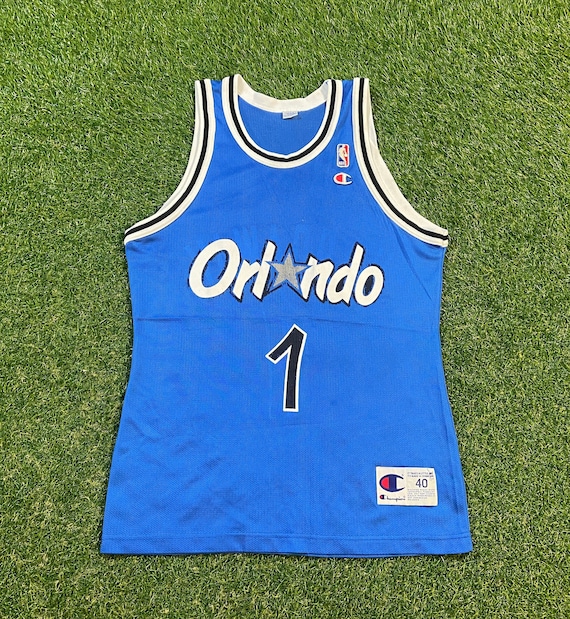 Vintage Penny Hardaway #1 Orlando Magic NBA Authentic Champion