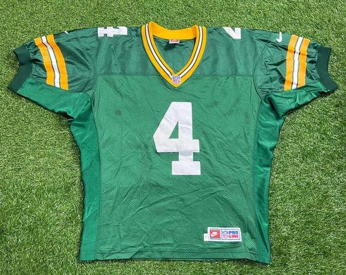 Vintage Green Bay Packers Brett Favre #4 Jersey Nike Size XXL 2XL NFL Football Wisconsin Lambeau Field 1990s 90s
