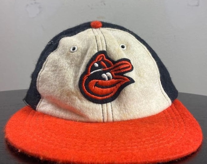 Vintage Baltimore Orioles Fitted Hat Size Small MLB Baseball American League 1990s Maryland Camden Yards 90s