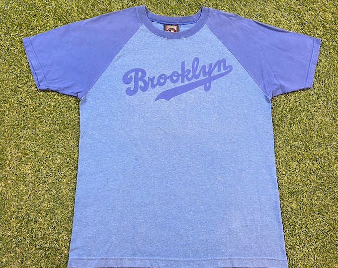 Vintage Brooklyn Dodgers T Shirt Tee Cooperstown Collection Size Medium M Jackie Robinson New York City NYC Los Angeles California 1990s 90s