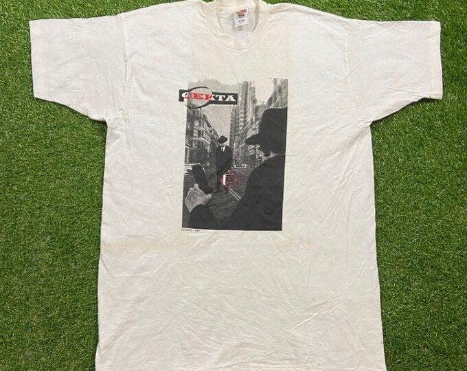 Vintage Cekta 1997 T Shirt Tee Fruit of the Loom Made USA Size XXL 2XL 1990s 90s Urban Artwear