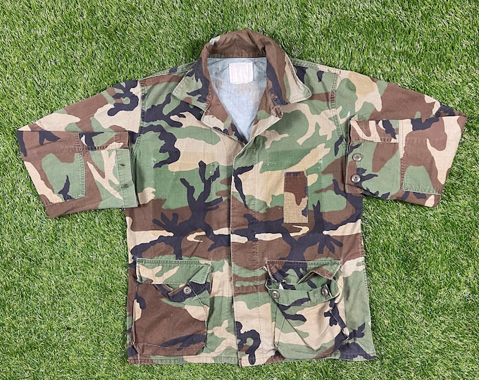 Vintage U.S. Army Camo Jacket Size Medium Official Military Army Jacket Quality Warm Hunting Coat Hiking Jacket