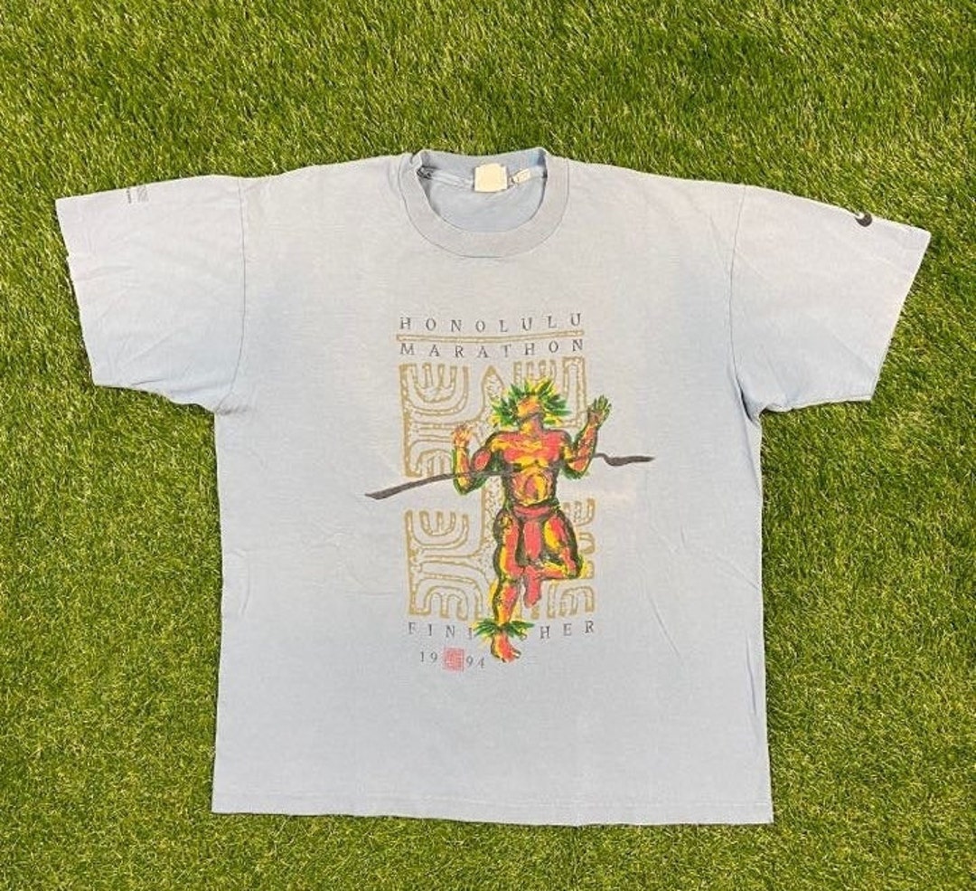 Nike 1994 HONOLULU MARATHON フィニッシャーTシャツL Vintage 1994 Nike Honolulu Marathon Finisher T-Shirt