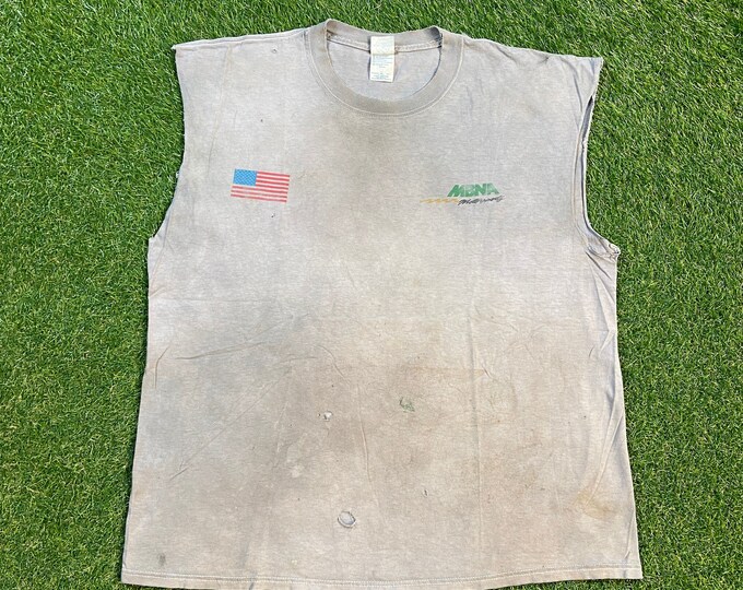 Vintage MBNA America Motorsports T Shirt Tee Delta Size Xtra Large XL NASCAR Racing Daytona 500 Dale Earnhardt 1990s 90s