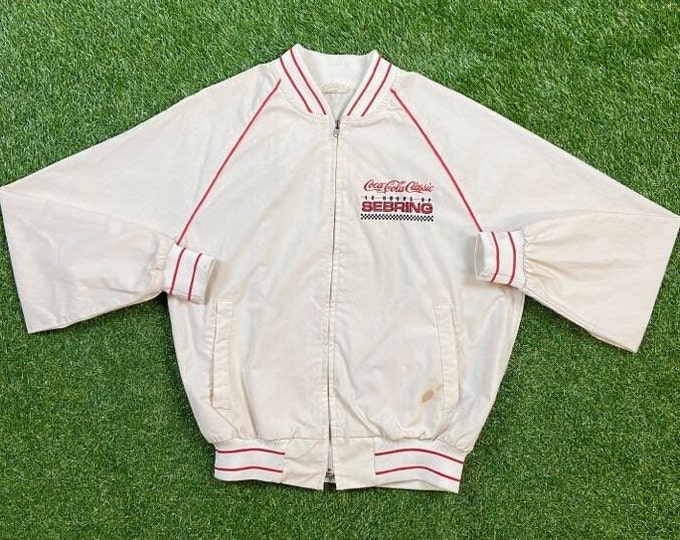 Vintage Coca Cola Jacket Made USA Size Large L RARE Coke Collector Classic Soda 1970s 70s