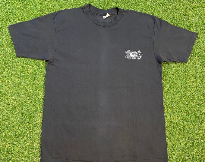 Vintage Barton's Club Casino T Shirt Tee Hanes Made USA Size Xtra Large XL Jackpot Nevada Las Vegas Hotel Casino Gambling Sin City Tourist