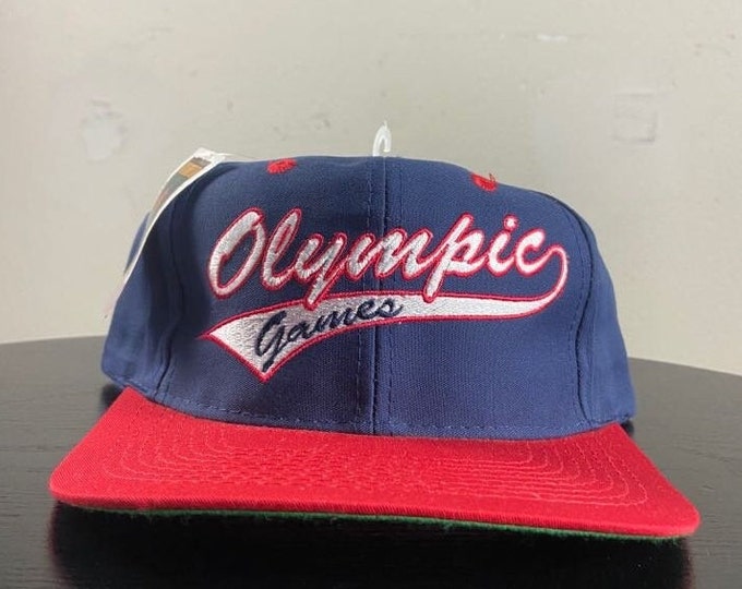 Vintage US Olympic Atlanta 1996 Snapback Hat 7 OSFA Olympics Dream Team 1990s 90s Rare