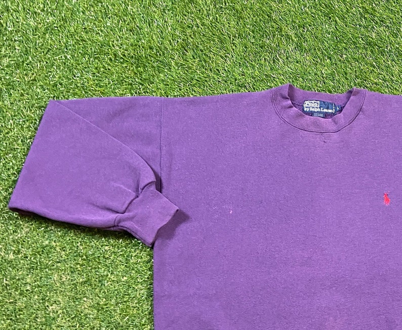 Vintage Polo Ralph Lauren Crewneck Sweatshirt Made USA Size Large L ...