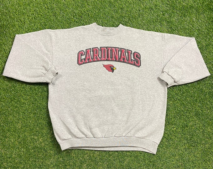 Vintage Arizona Cardinals Crewneck Sweatshirt Size Xtra Large XL NFL Football Phoenix 1990s 90s Pull Over Oversized