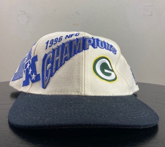 NFL Green Bay Packers Embroided Logo Strapback Cap Hat OSFA Vintage Green Bay Packers NFL Embroidered Logo 7 Snapback  main image 3