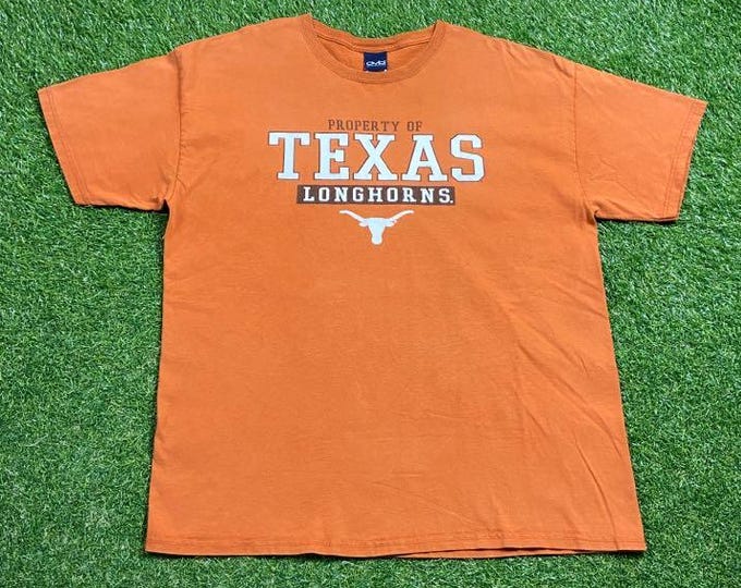 Vintage University of Texas Longhorns T Shirt Tee Size Xtra Large XL Austin NCAA College Football 1990s 90s
