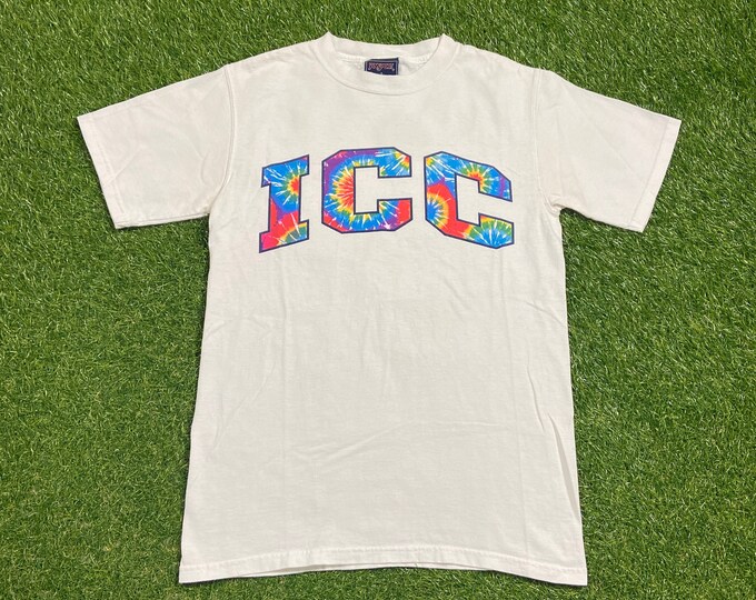 Vintage Illinois Central College T Shirt Tee Jansport Made USA Size Small IT Community College East Peoria Information Technology 1990s 90s