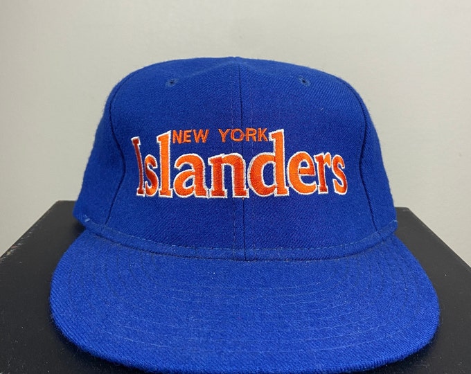 Vintage New York Islanders Snapback Hat Starter NHL Hockey NY 1990s 90s Rare Wool
