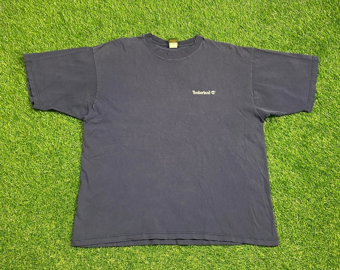 Vintage Timberland T Shirt Tee Made USA Size Large L Classic Outdoor Wear Winter Timbs 1990s 90s Rugged Hiking