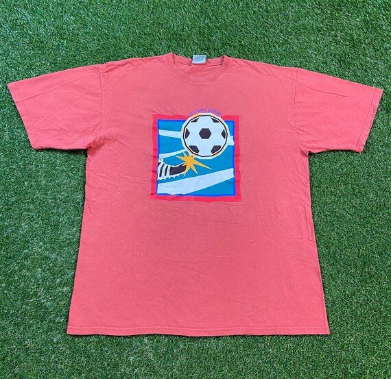 Vintage Stuttgart Germany T Shirt Tee Size XXL 2XL Deutscher Fussball-Bund German Football World Soccer Cup MLS FIFA Mesi Ronaldo 1990s 90s