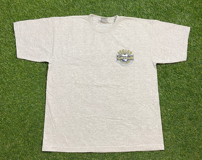 Vintage Utah State University T Shirt Tee Made USA Size Xtra Large XL Salt Lake City NCAA College Football 1990s 90s