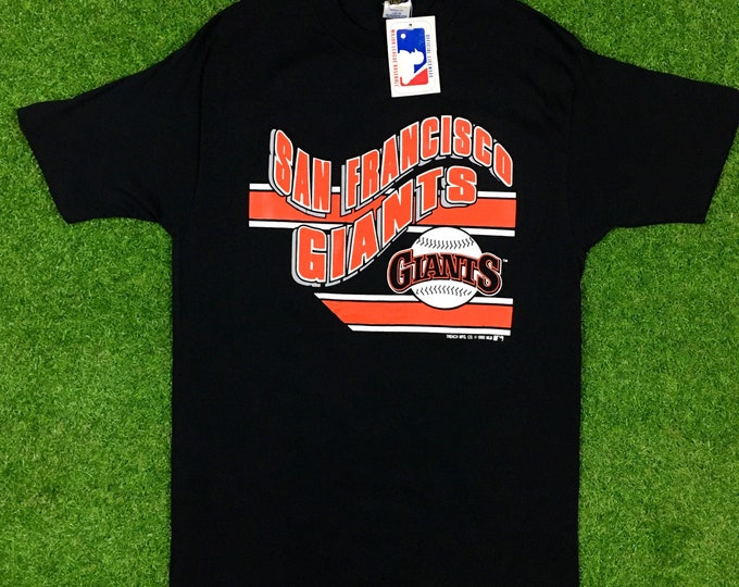 Vintage Deadstock San Francisco Giants Tee NWT Brand New Never Worn 1990 Trench MLB Ts 90s Baseball Classic Shirt With Tags XL Large