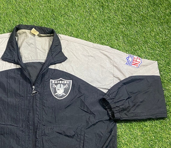Vintage Oakland Raiders Windbreaker Jacket Apex One Size XXL 2XL