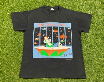 Vintage The Jetsons T Shirt Tee Made USA XS Xtra Small Astro George Jetson Hanna-Barbera Original Classic TV Cartoon Show 1980s 80s Rare
