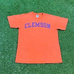 Vintage Clemson University Tigers T Shirt Tee New Agenda Size Medium M NCAA College Football South Carolina Classic Original 1990s 90s