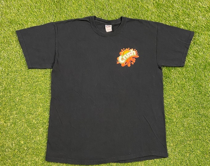 Vintage Crush T Shirt Tee Gildan Size Large L Orange Soda Orange Juice Keurig Dr Pepper 1990s 90s