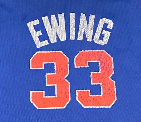 Patrick Ewing New York Knicks #33 Champion Jersey/Shirt 36 Vintage Rare 90s