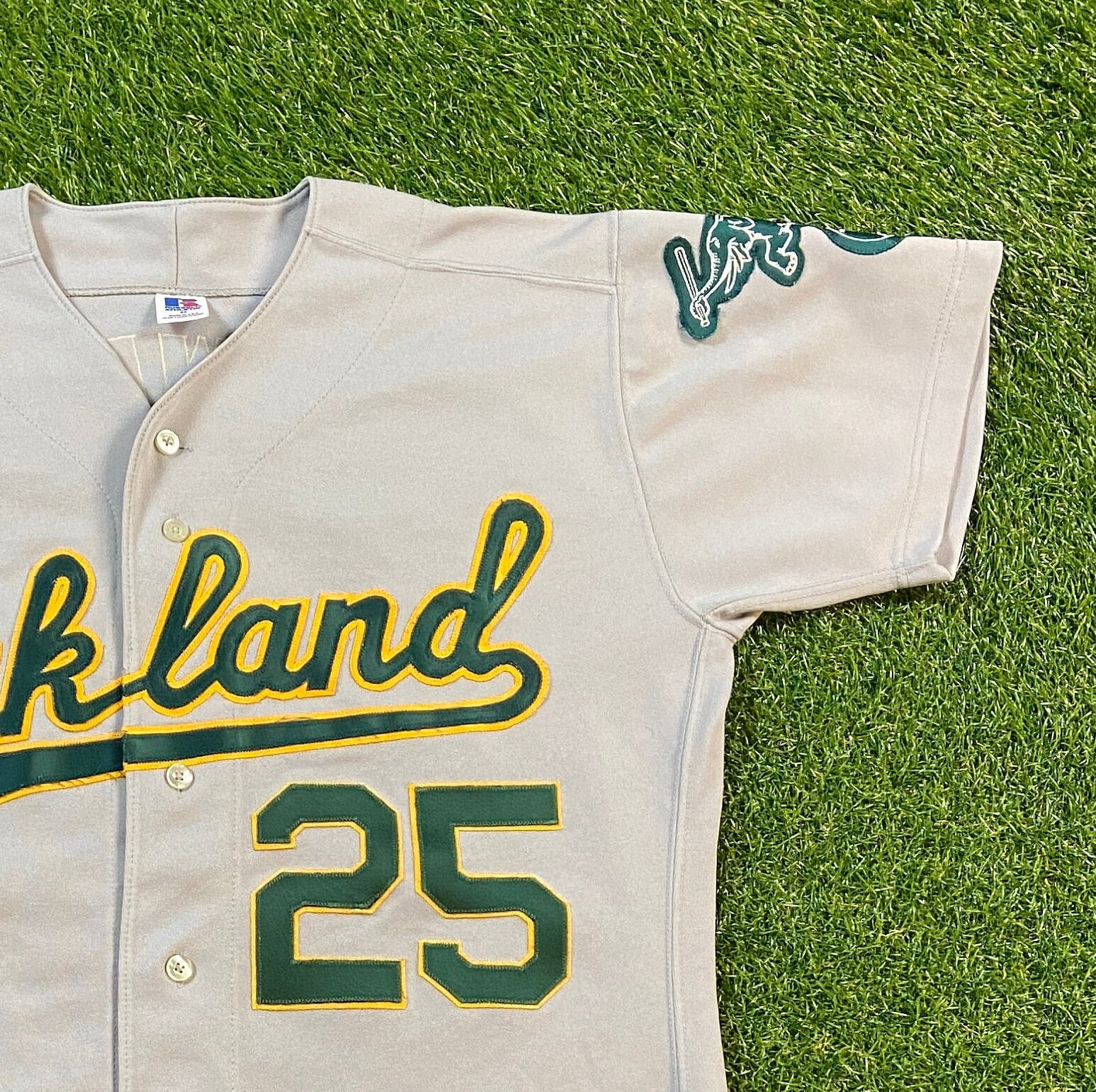 Vintage Oakland A's Athletics #25 Jersey MLB Baseball Made USA Size 44 Xtra Large California American League Mark Mcguire 1990s 90s