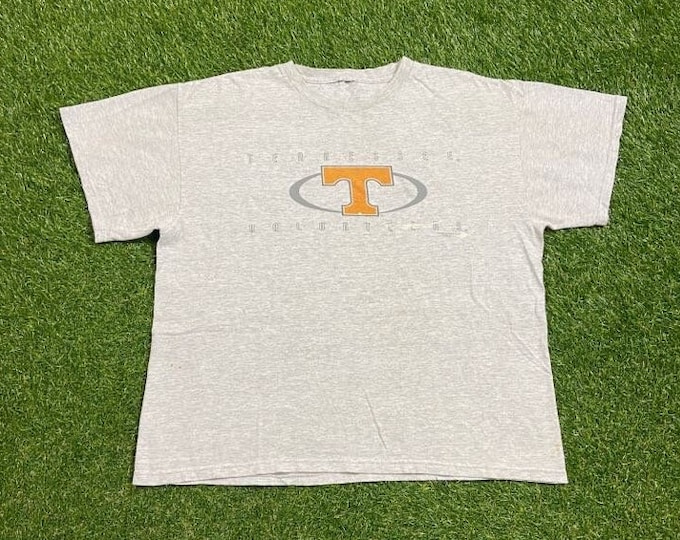 Vintage University of Tennessee Volunteers T Shirt Tee Size Medium M NCAA College Football 1990s 90s