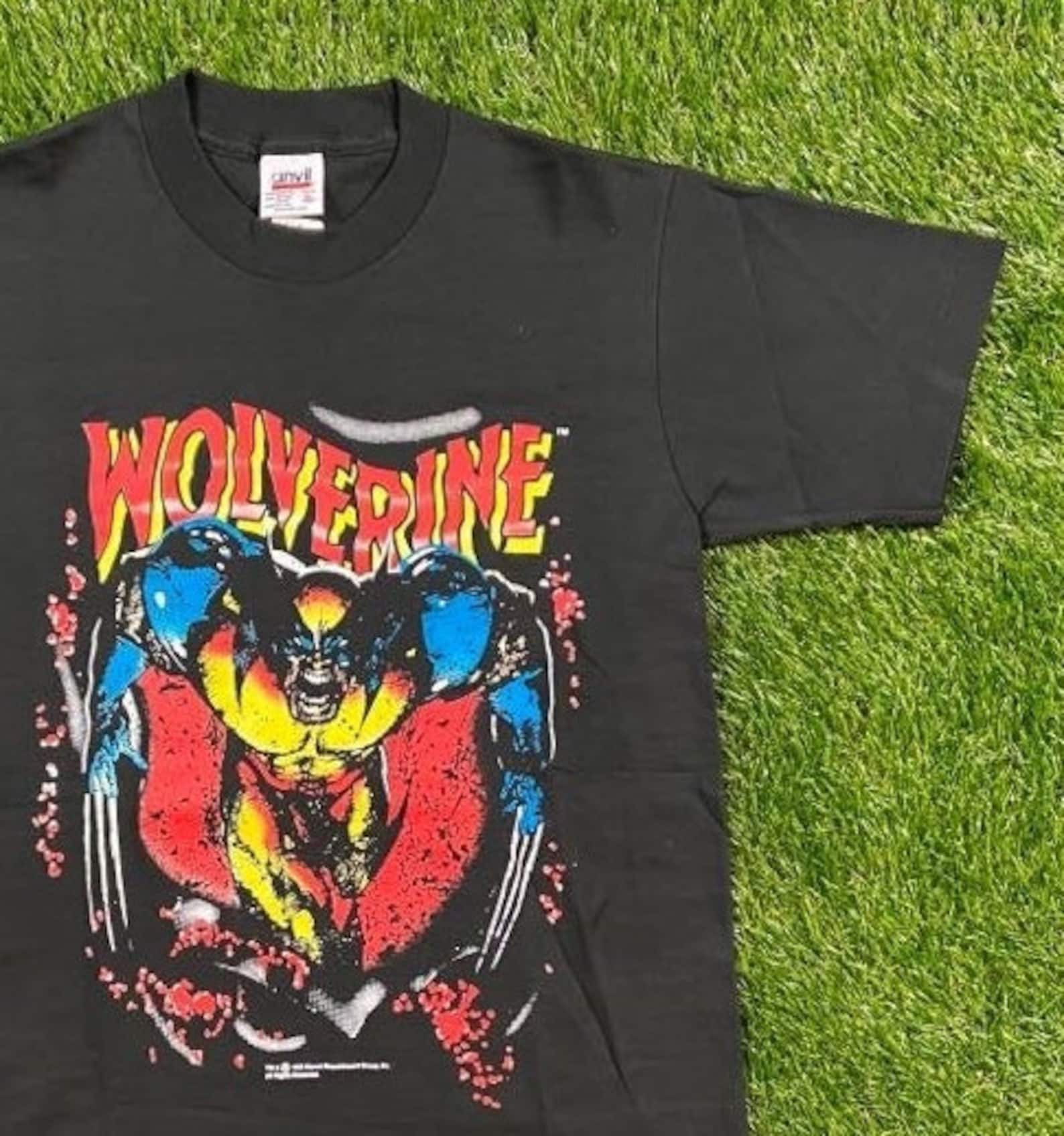 Vintage X Men Wolverine 1993 T Shirt Tee Anvil Marvel Comics Etsy