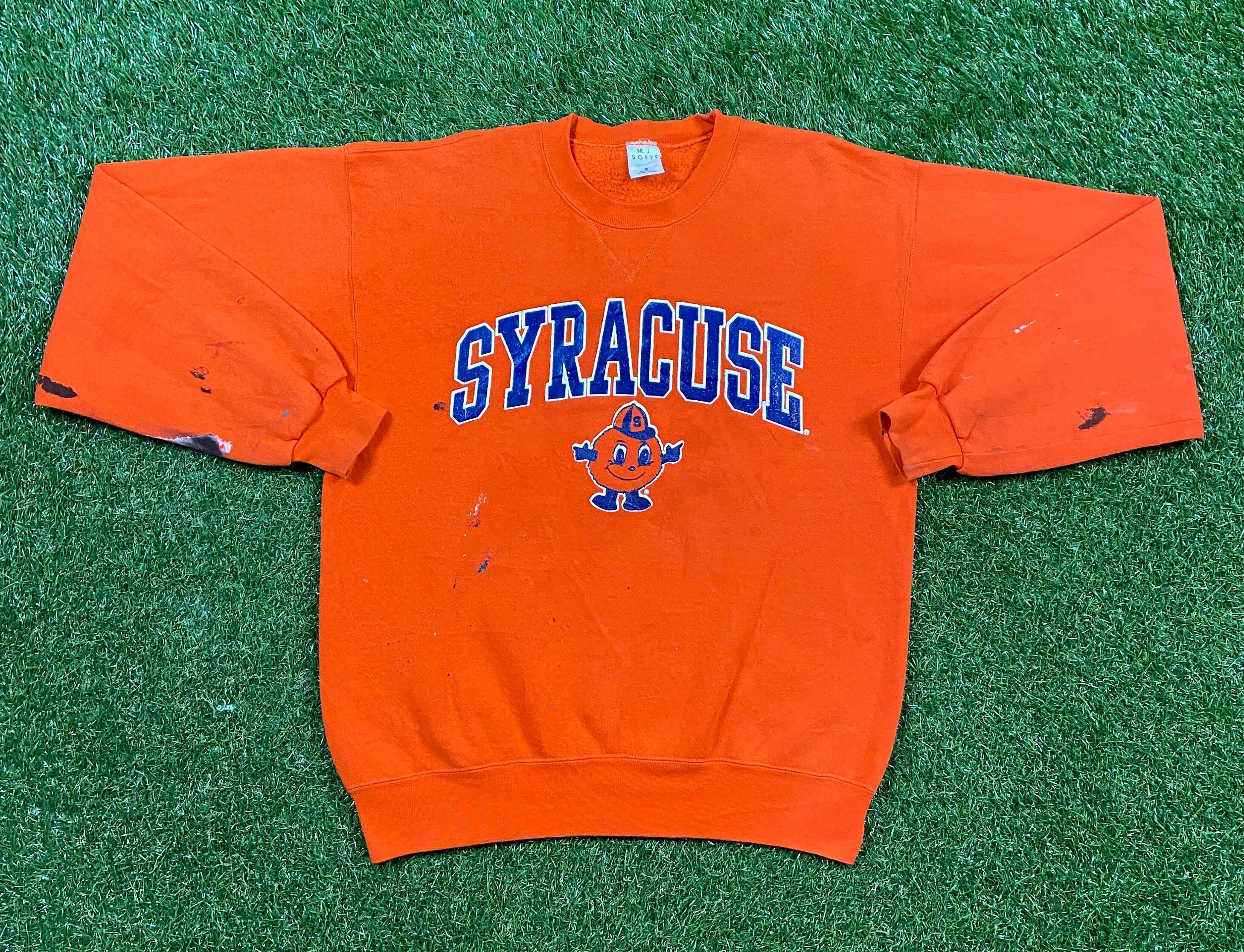 Vintage Syracuse University Crewneck Sweatshirt MJ Soffe Made - Etsy Norway
