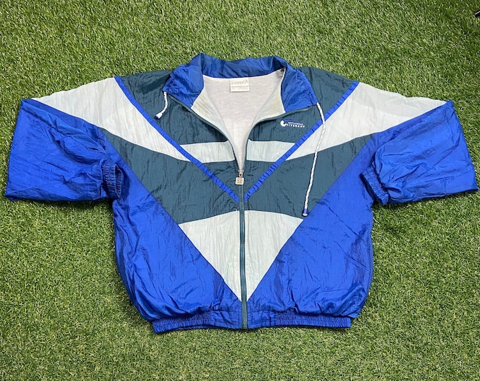 Vintage Givenchy Windbreaker Zip Jacket Size Xtra Large XL Designer Multi Color 1990's 90's Logo Streetwear Fashion Fit Rain Sport 80s