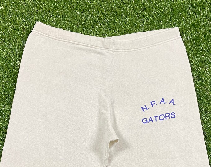 Vintage NPAA Gators Sweat Pants Discus Athletics in the USA Size Large L Newbury Park Adventist Academy Gators California 1970s 70s