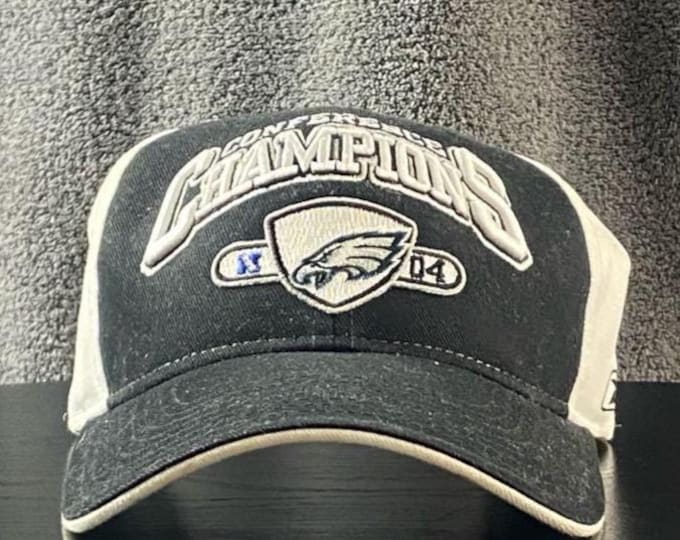 Vintage Philadelphia Eagles Strap Back Hat Reebok OSFA NFL Football Pennsylvania McNabb 00s