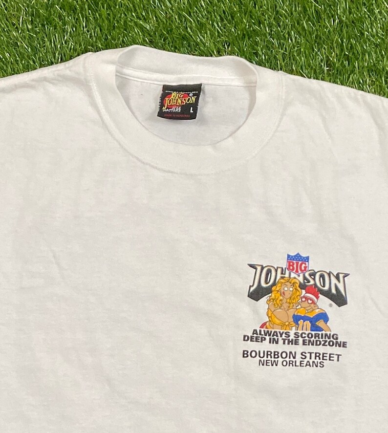 Vintage Big Johnson T Shirt Size Large L NFL Football Maryland Etsy