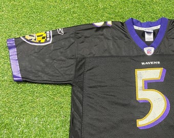 Vintage Baltimore Ravens Joe Flacco #5 Jersey Reebok Size Xtra