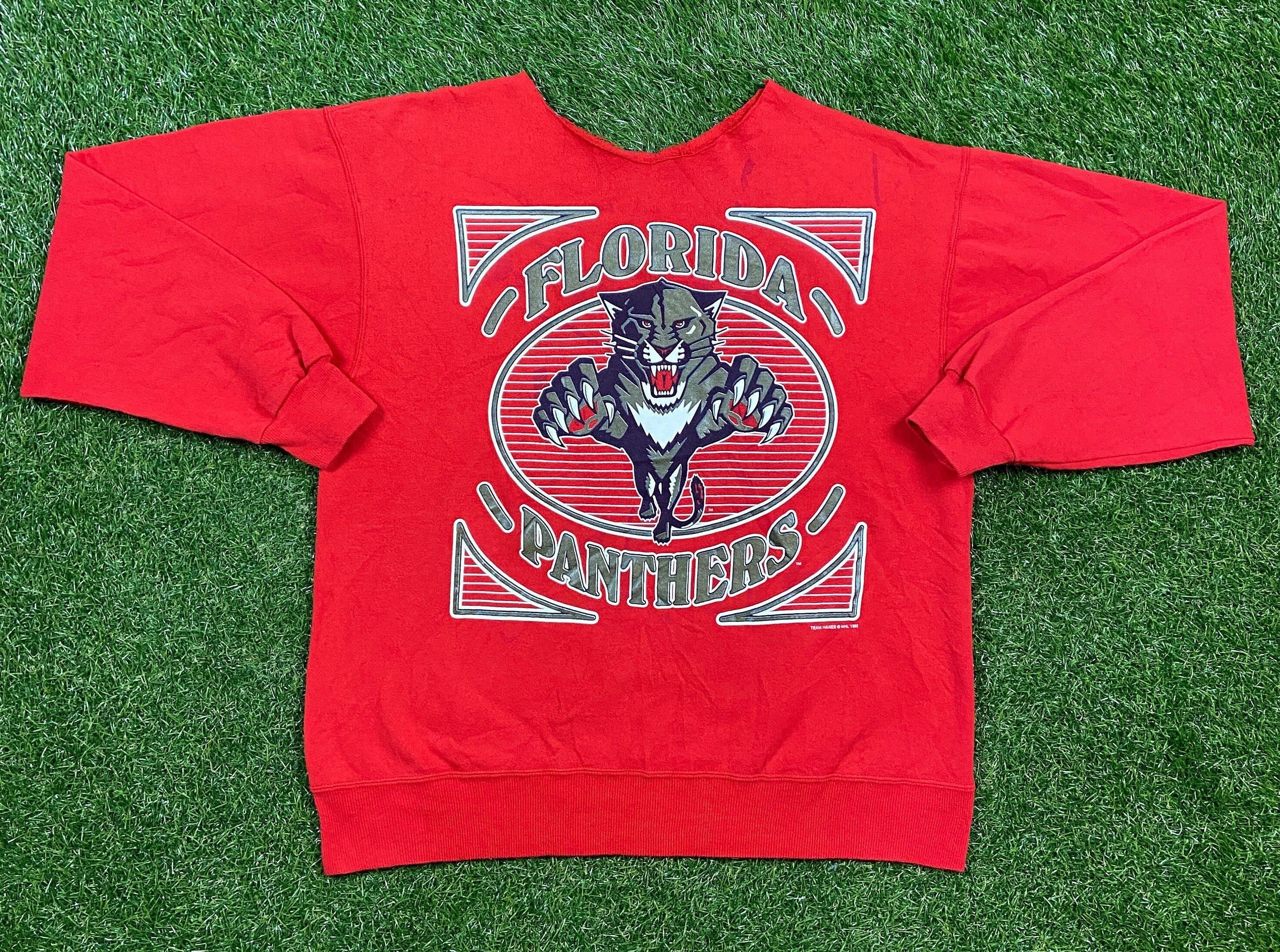 Vintage 90s Florida Panthers Crewneck Sweatshirt Florida 