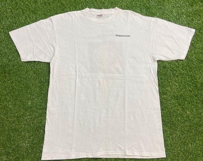 Vintage Attachmate T Shirt Tee Size Large L Internet Intelligence Software Company Technology Computer 1990s 90s