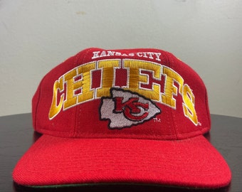 Vintage Kansas City Chiefs Snapback Hat Starter OSFA NFL Football Super Bowl Champions KC Pat Mahomes 1990s 90s