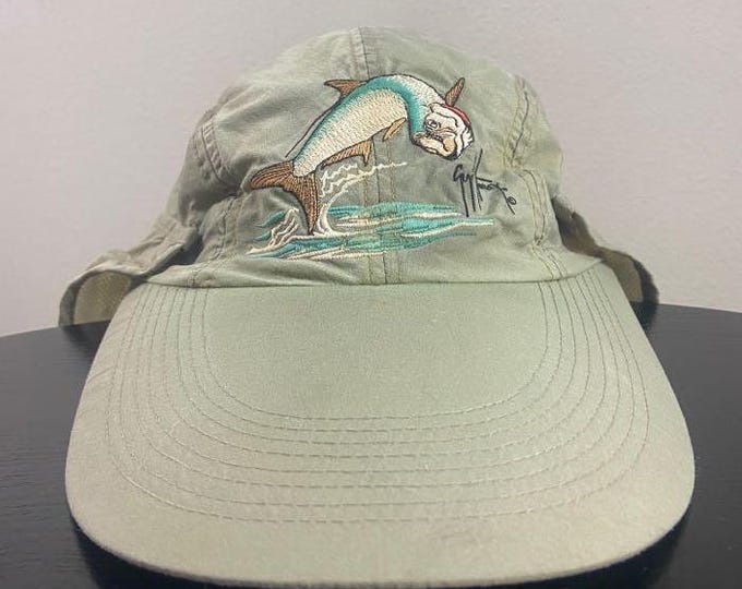 Vintage Guy Harvey Strap Back OSFA Bass Pro Shops Fishing Apparel Accessories Hunting Nature Fishing Cap 1990s 90s