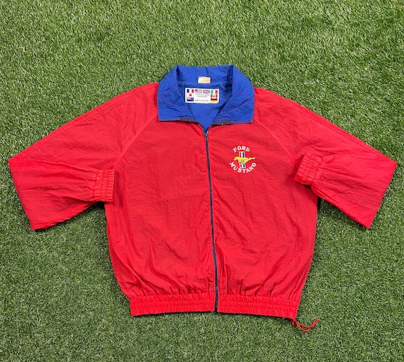 Vintage Ford Mustang Jacket Size Large 