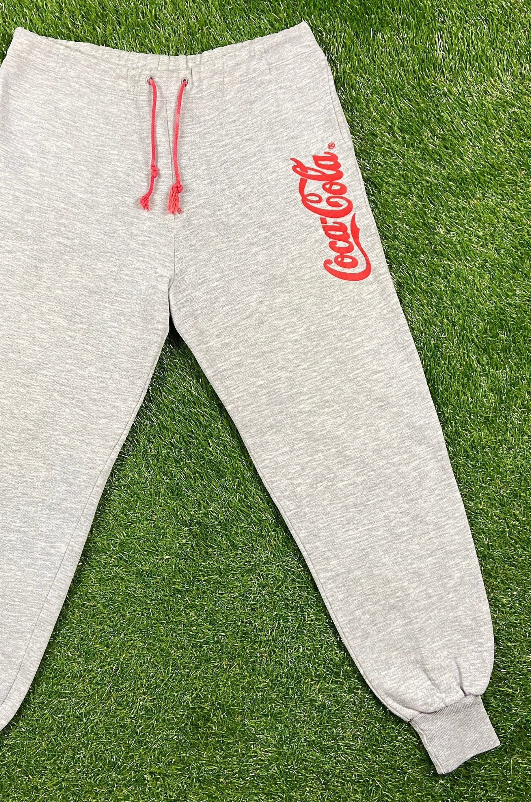 Vintage Rare Coca Cola Coke Sweatpants Size Medium Classic Cola Soda Comfy Cozy Warm Jogger
