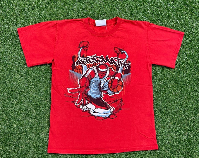 Vintage AND One Aftermath Basketball T Shirt Tee Mad Engine Size Youth Large NBA Basketball