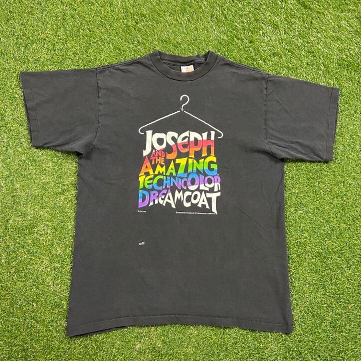 90s JOSEPH AMAZING TECHNICOLORミュージカルTシャツ