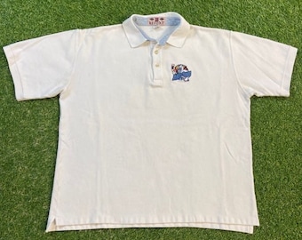 Vintage Orlando Solar Bears Polo Shirt Bao Resort Size Xtra Large XL NHL Hockey Florida Classic 1990s 90s