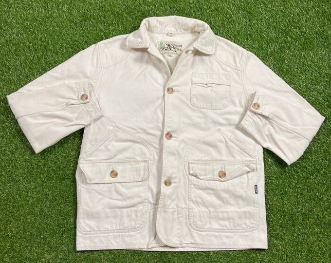 Vintage Guess USA ? Jacket Size Medium M 1980s 90s American USA Classic Fashion Jacket Button Down