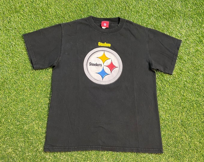 Vintage Pittsburgh Steelers T Shirt Tee Size Medium M NFL Football Pennsylvania Super Bowl Champions Classic 1990s 90s