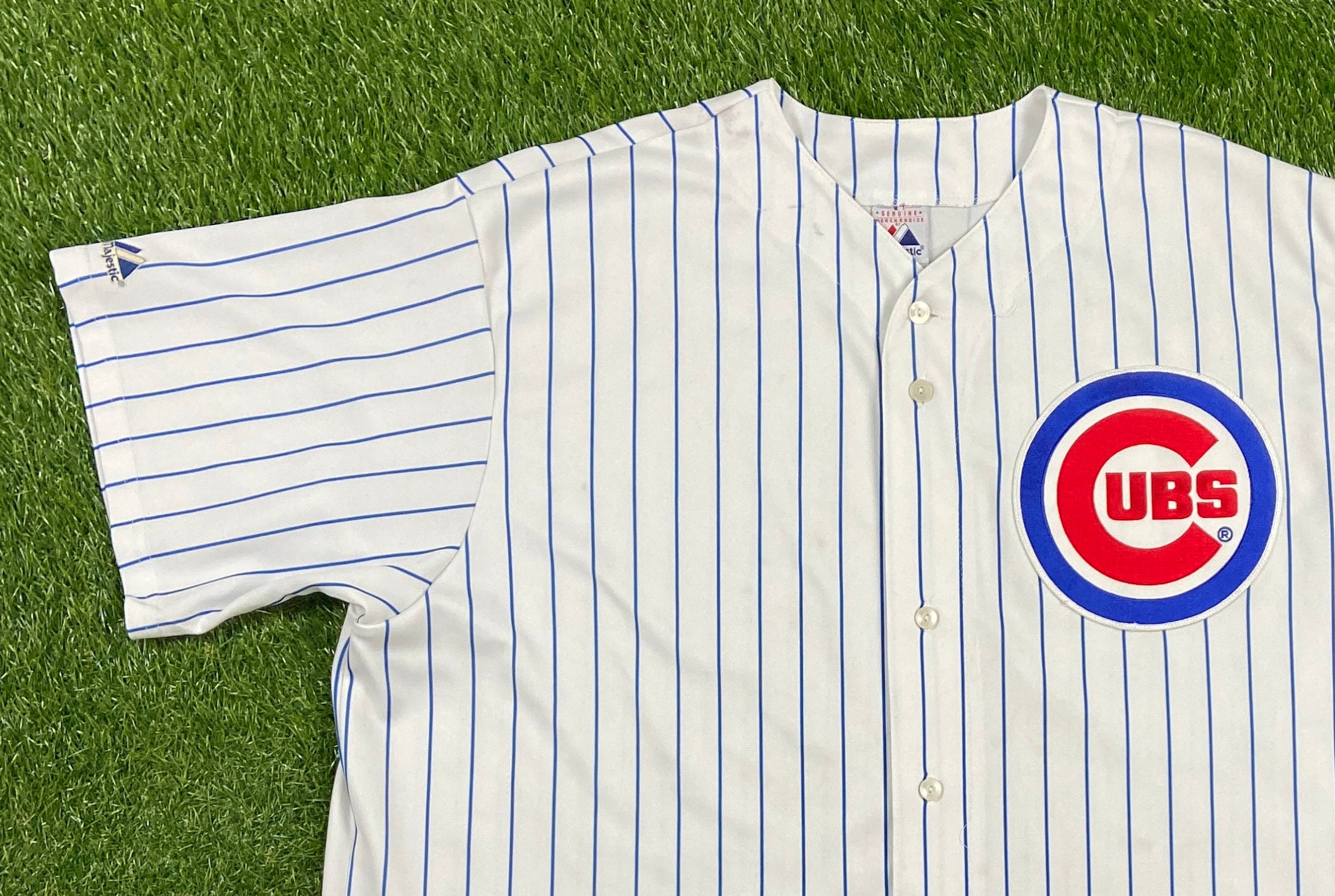 chicago cubs green jersey