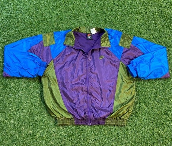 Vintage Nike Windbreaker Jacket Size Medium M Zip up Jacket Just